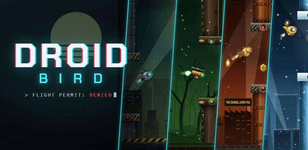 Droid Bird oyun tanıtım görseli